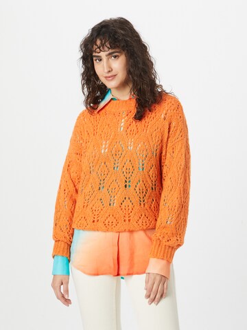 UNITED COLORS OF BENETTON Sweater in Orange: front