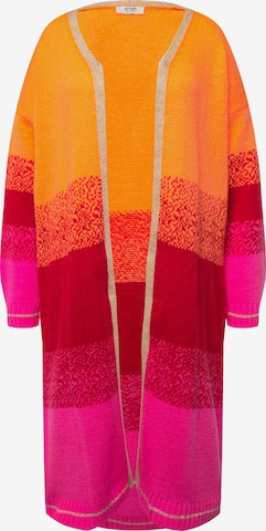 Angel of Style Knit Cardigan in Orange: front