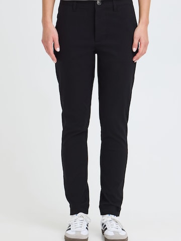 Coupe slim Pantalon ' OXKeily ' Oxmo en noir : devant