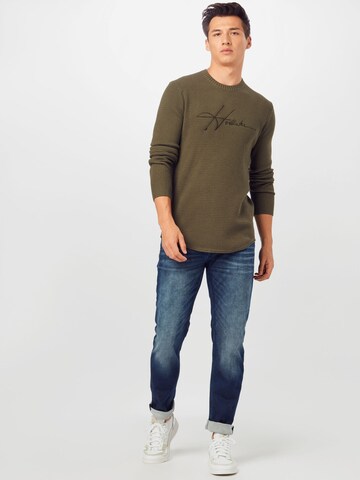 JACK & JONES Normalny krój Jeansy 'Mike' w kolorze niebieski