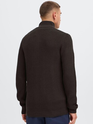 !Solid Gebreid vest 'Arno' in Zwart