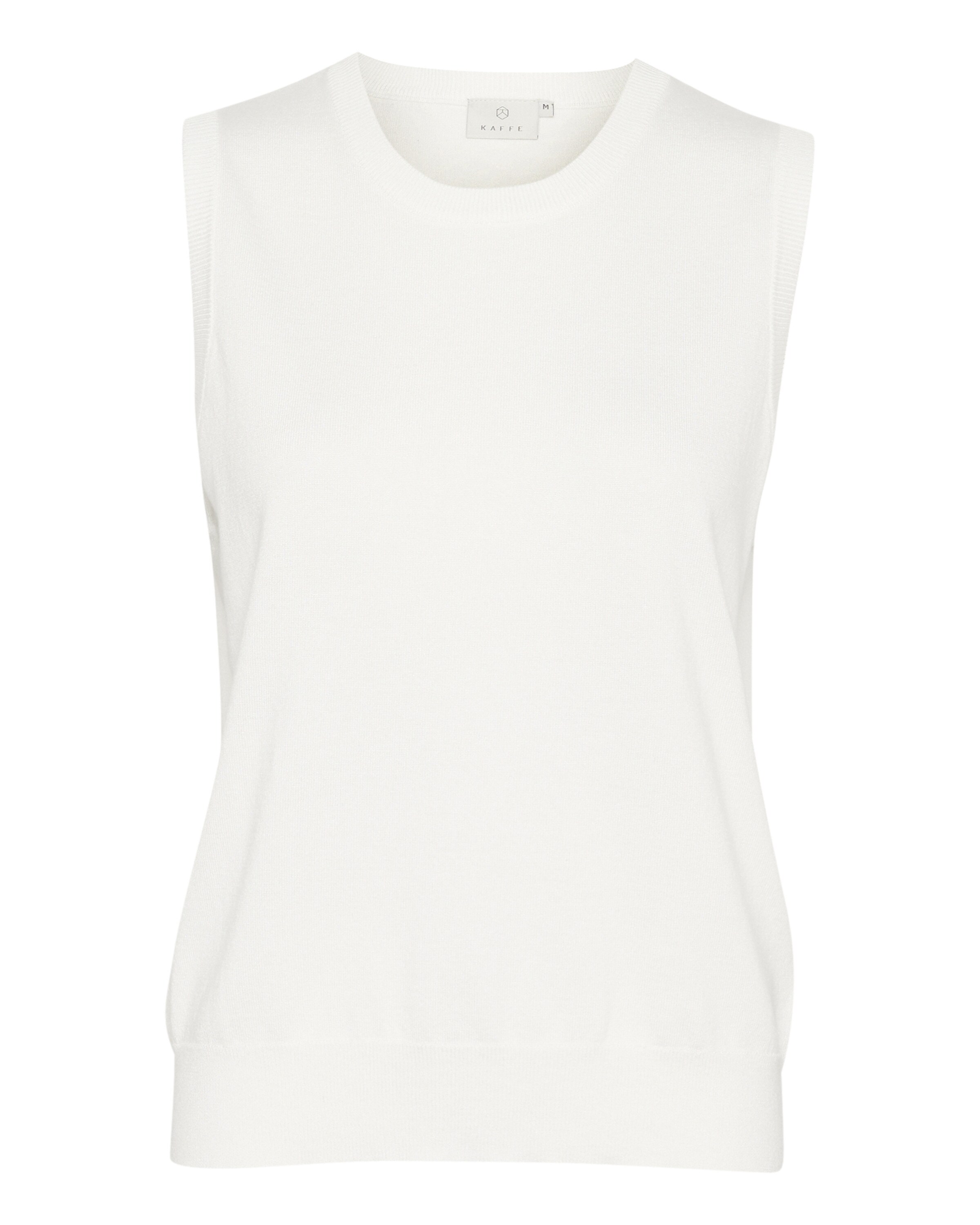 Kaffe Gebreide top 'Lizza' in Wit: voorkant