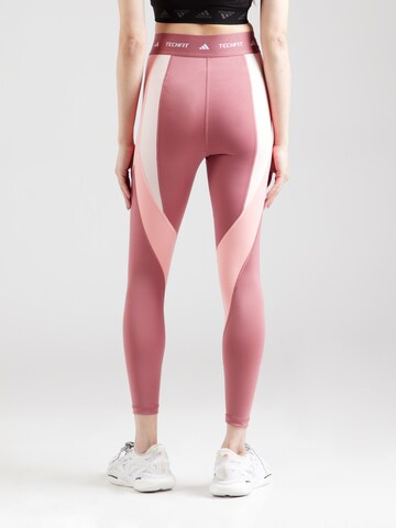 ADIDAS PERFORMANCE Skinny Sporthose in Pink