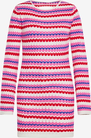 ebeeza Knitted dress in Pink: front