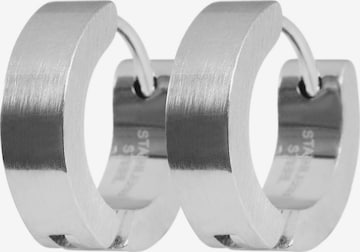 Akzent Earrings 'Erik, langlebig' in Silver: front