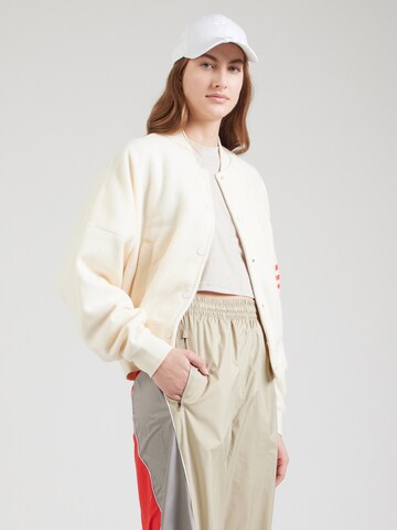 Veste de survêtement ADIDAS ORIGINALS en blanc : devant