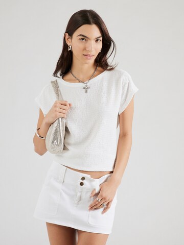 T-shirt 'Le44a' Hailys en blanc : devant