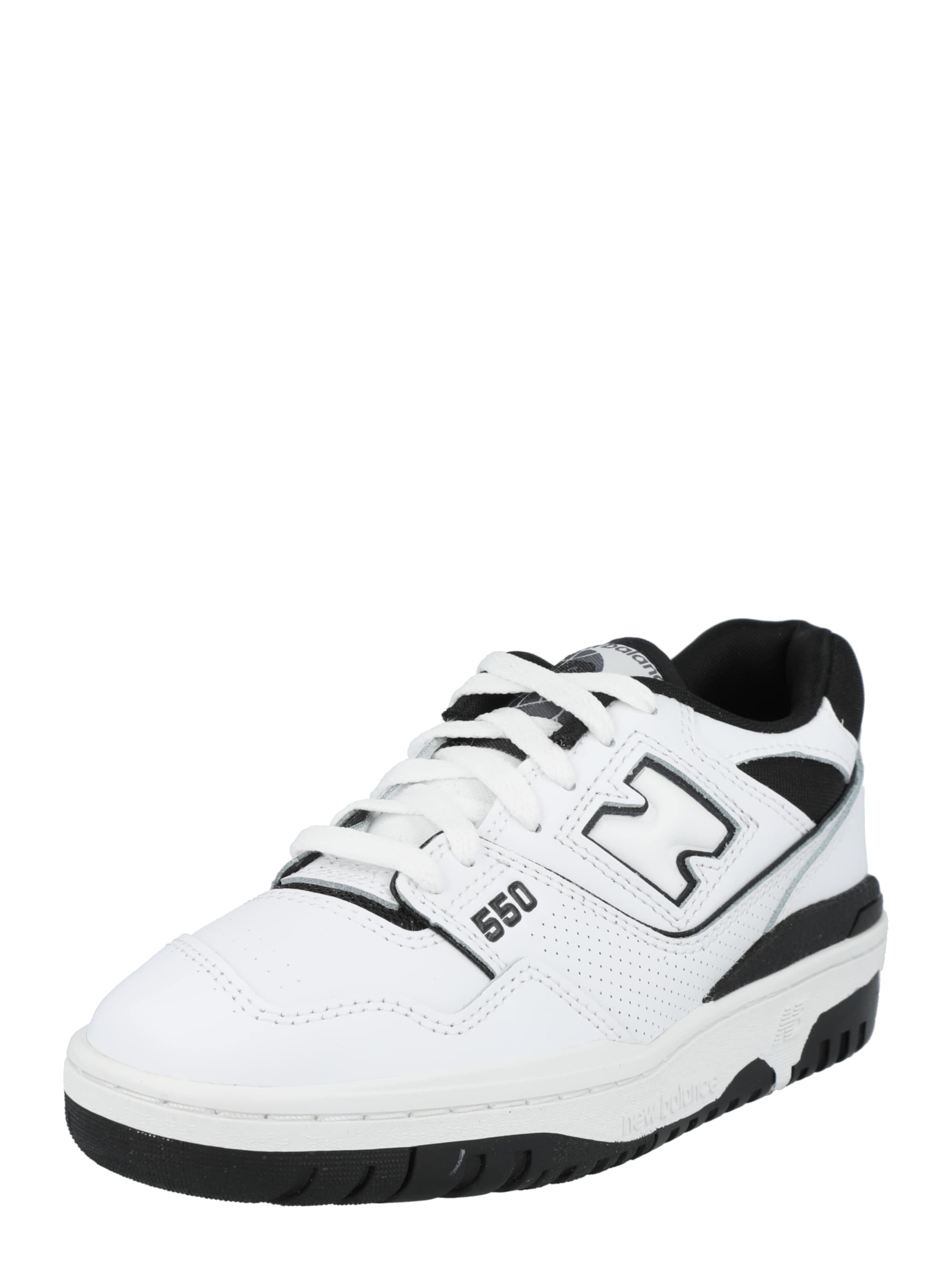 Sneaker low '550' de la new balance pe alb: față