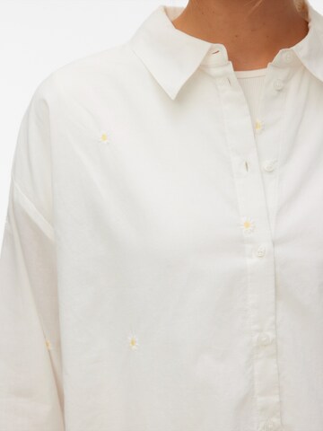 Chemisier 'VMOdona' VERO MODA en blanc