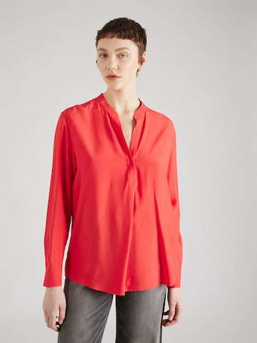 Camicia da donna 'Schwarze Rose' di SEIDENSTICKER in rosso: frontale