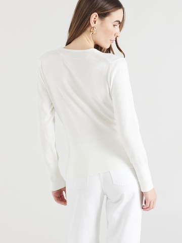 MORE & MORE Pullover i hvid