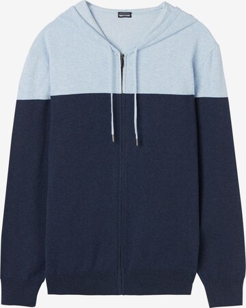INTIMISSIMI Zip-Up Hoodie in Blue: front