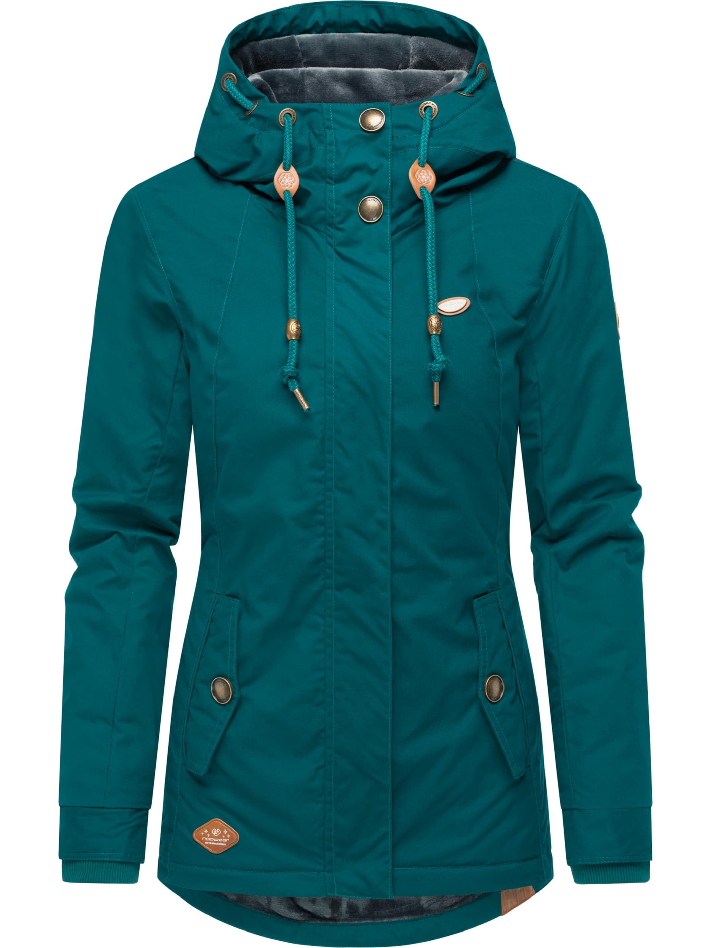Veste d’hiver &#x27;Monade&#x27; Ragwear en vert : devant