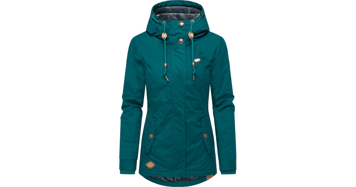 Ragwear STEPP PAVLA - Cappotto invernale - black/nero Ragwear STEPP PAVLA - Cappotto invernale - black/nero
