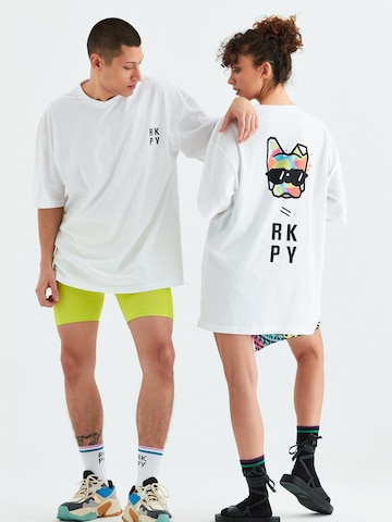Rockupy Oversizeshirt 'Silas'‌‌‌‌‌‌‌‌‌ in Weiß