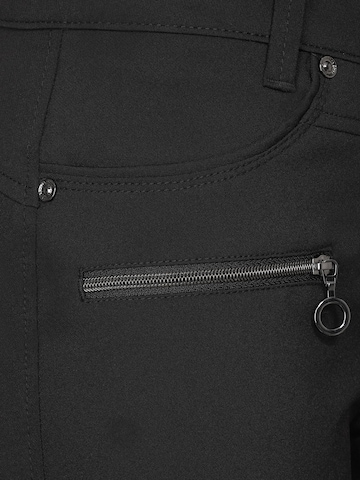 STREET ONE Slimfit Hose in Schwarz