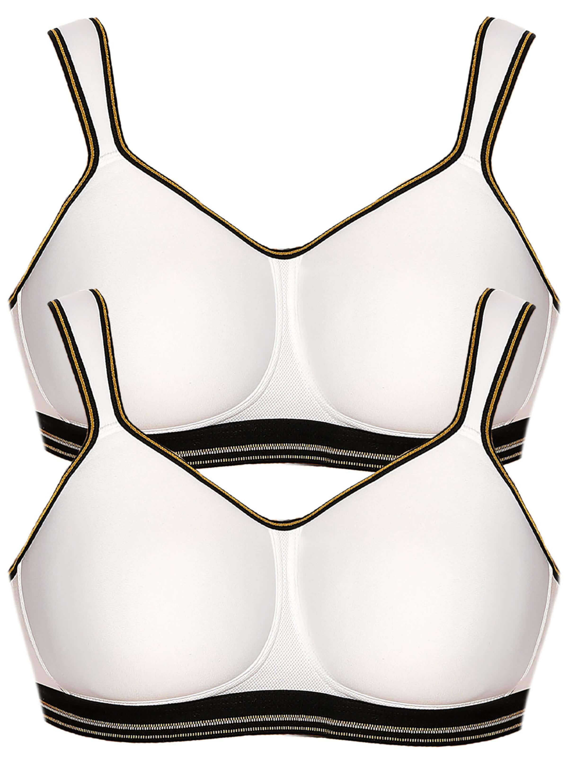 VIANIA Bustier BH 'intense'‌‌‌‌ in Weiß: Vorderseite