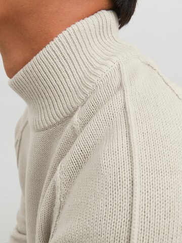 JACK & JONES Sweater 'SPACE' in Beige