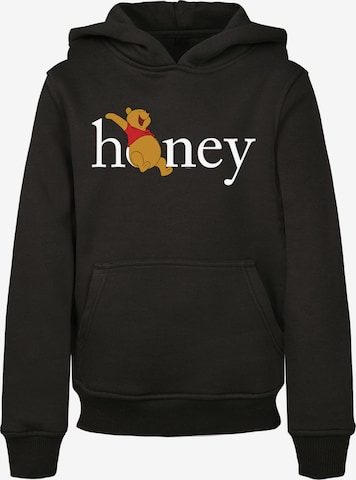 F4NT4STIC Sweatshirt 'Disney Winnie The Pooh Honey' in Zwart: voorkant