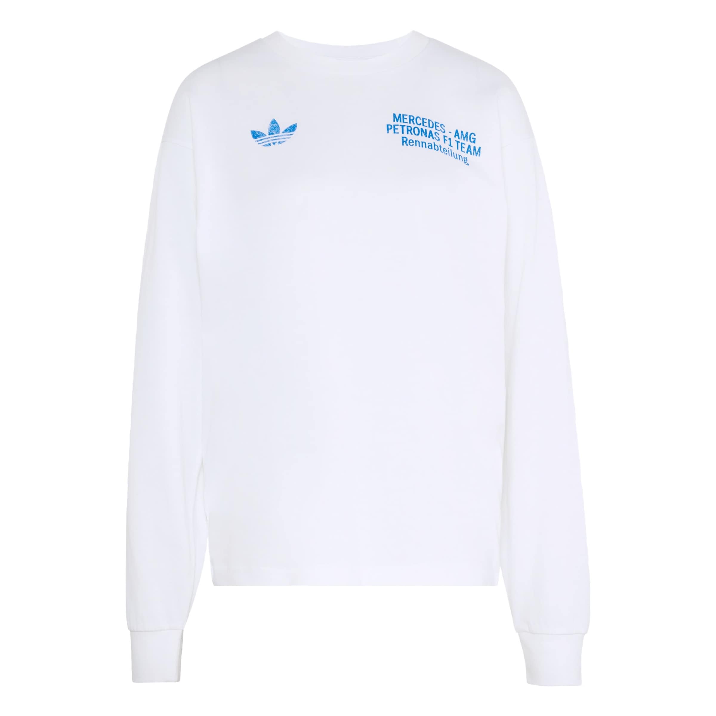 ADIDAS PERFORMANCE Μπλουζάκι 'Mercedes - Amg Petronas Formula 1 Team Blue Wonder' σε λευκό: μπροστά