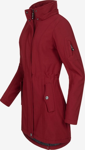 Manteau fonctionnel Peak Time en rouge