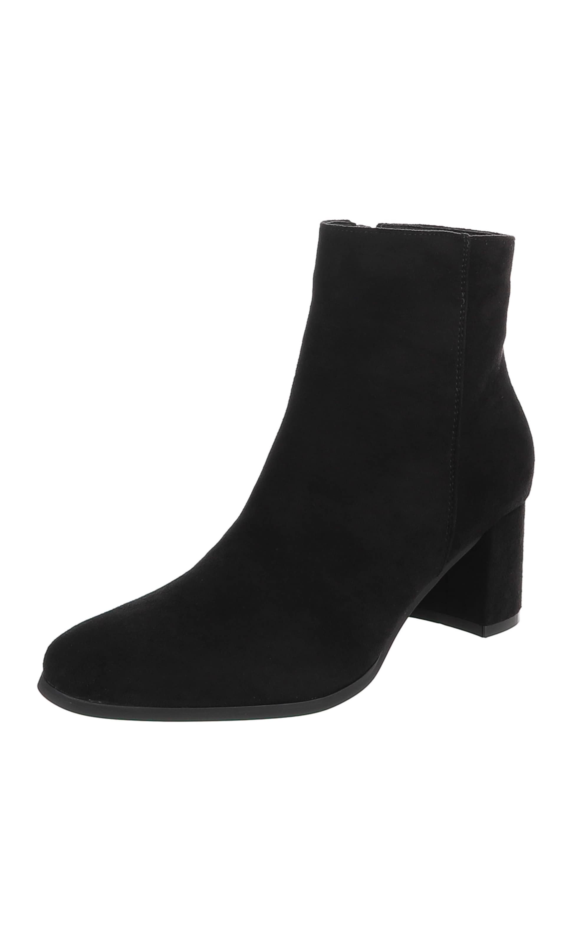 Ital-Design Stiefelette in Schwarz: Vorderseite