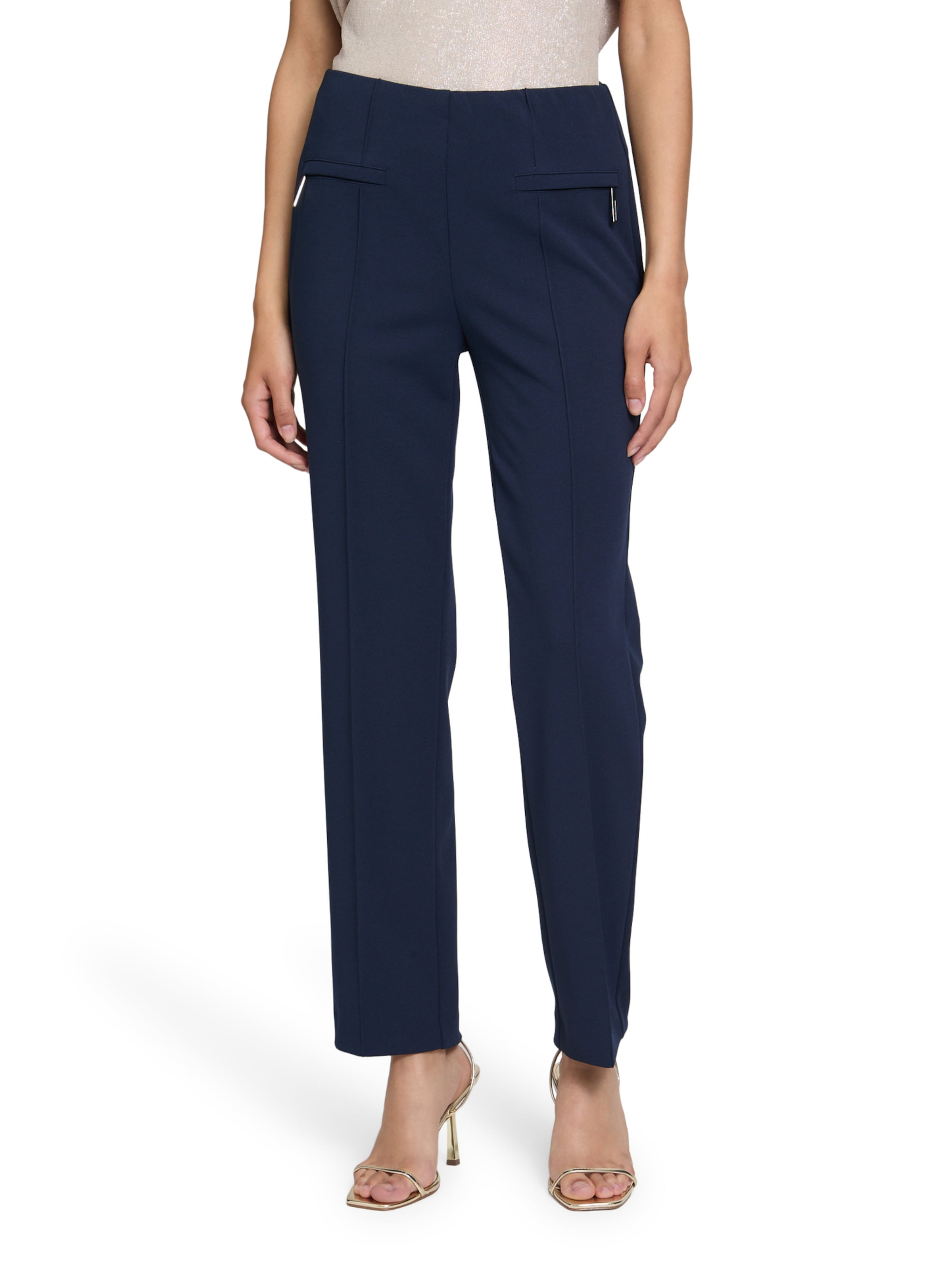 Skinny Pantalon Vera Mont en bleu : devant