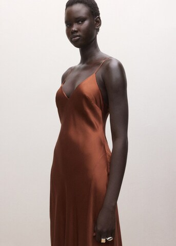 MANGO Evening Dress 'Marcela' in Brown
