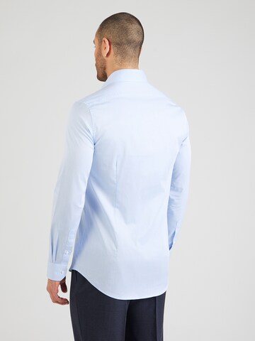 Michael Kors Slim Fit Skjorte i blå: tilbage