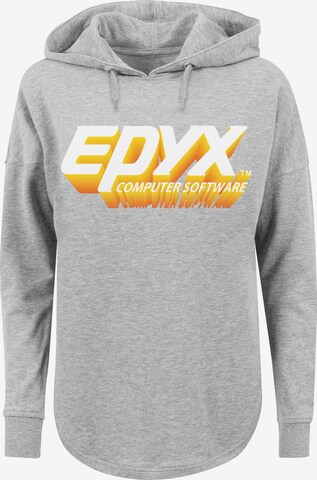 F4NT4STIC Sweatshirt 'Retro Gaming EPYX Logo 3D' in Grey: front