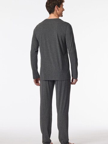 Pyjama long ' Modern Nightwear ' SCHIESSER en gris