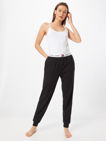 Effilé Pantalon de pyjama Tommy Hilfiger Underwear en noir