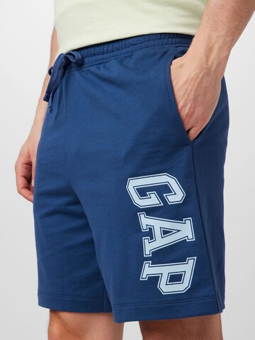 GAP Regular Trousers in Blue