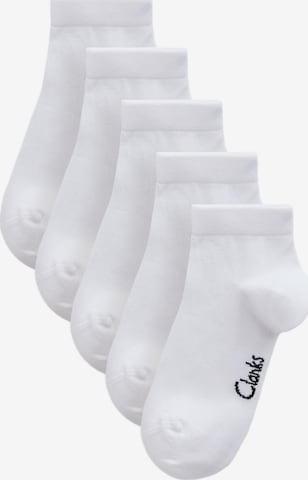 balta CLARKS Kojinės 'Back to School': priekis