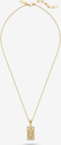 Commen Lines Necklace in Gold: front