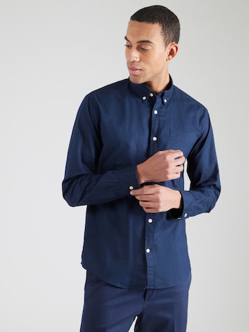 SELECTED HOMME Regular Fit Hemd 'SLHDan' in Blau: Vorderseite