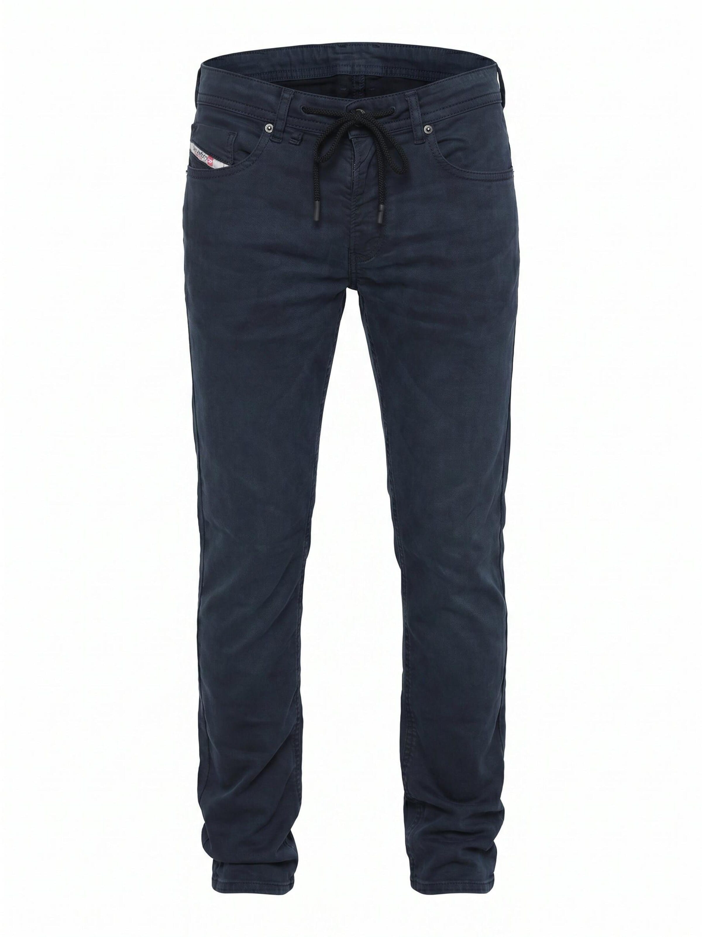 DIESEL Jeans 'THOMMER JOGGJEANS Superstretch & Supersoft' in Blauw: voorkant