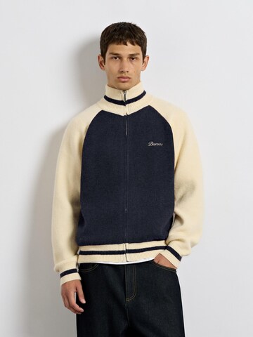 Burocs Knit Cardigan in Blue