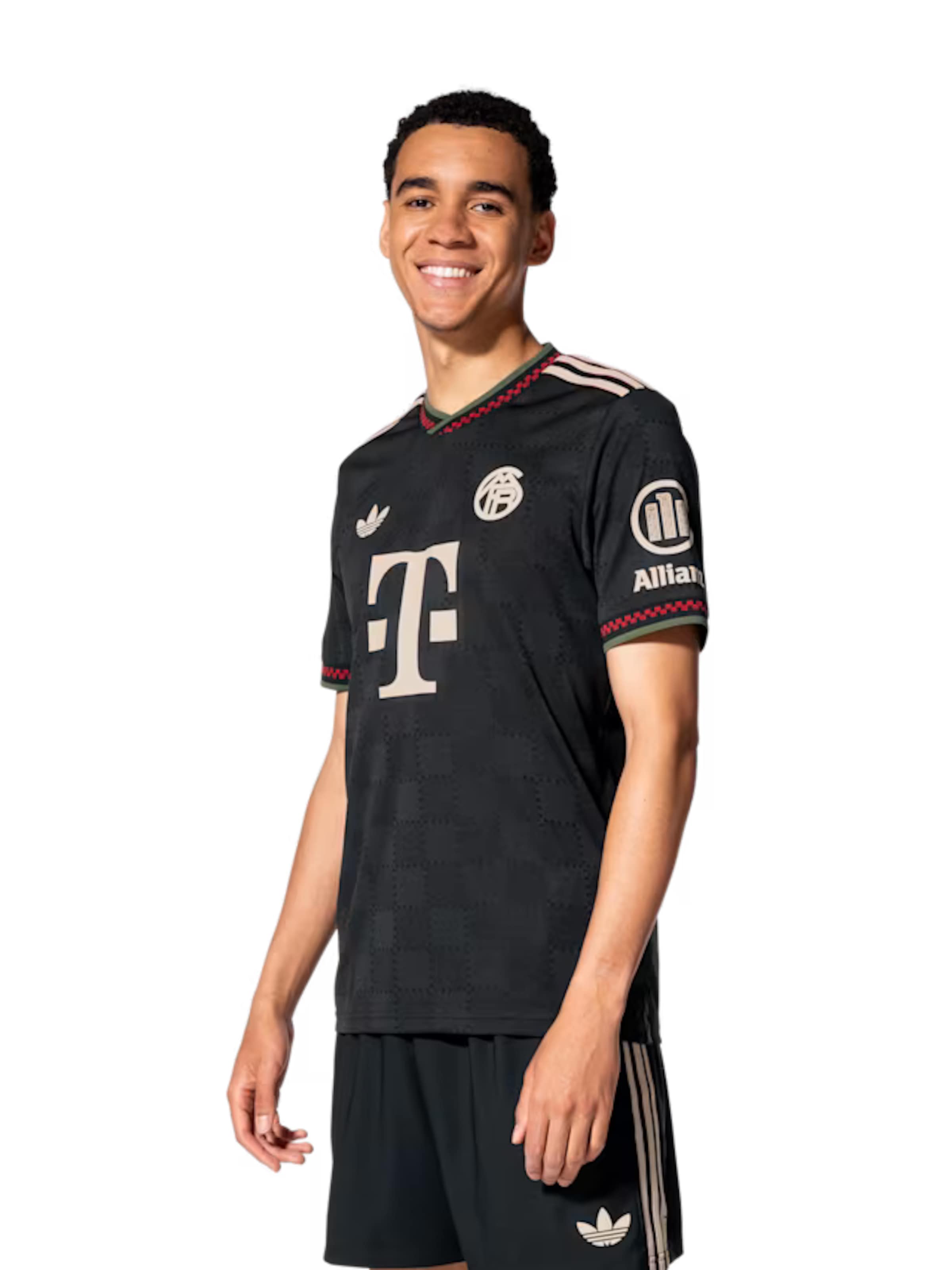 ADIDAS ORIGINALS - Camiseta de fútbol 'UCL 25-26' en negro: frente