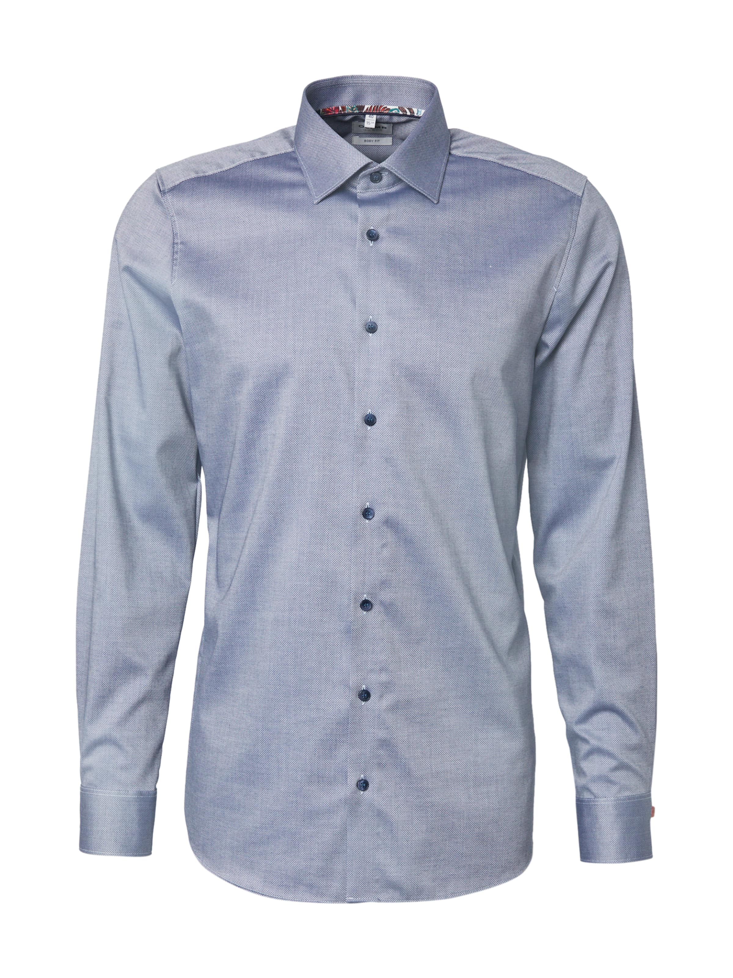 OLYMP Slim fit Πουκάμισο σε μπλε: μπροστά