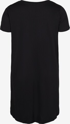 Chemise de nuit 'MALBA' Zizzi en noir