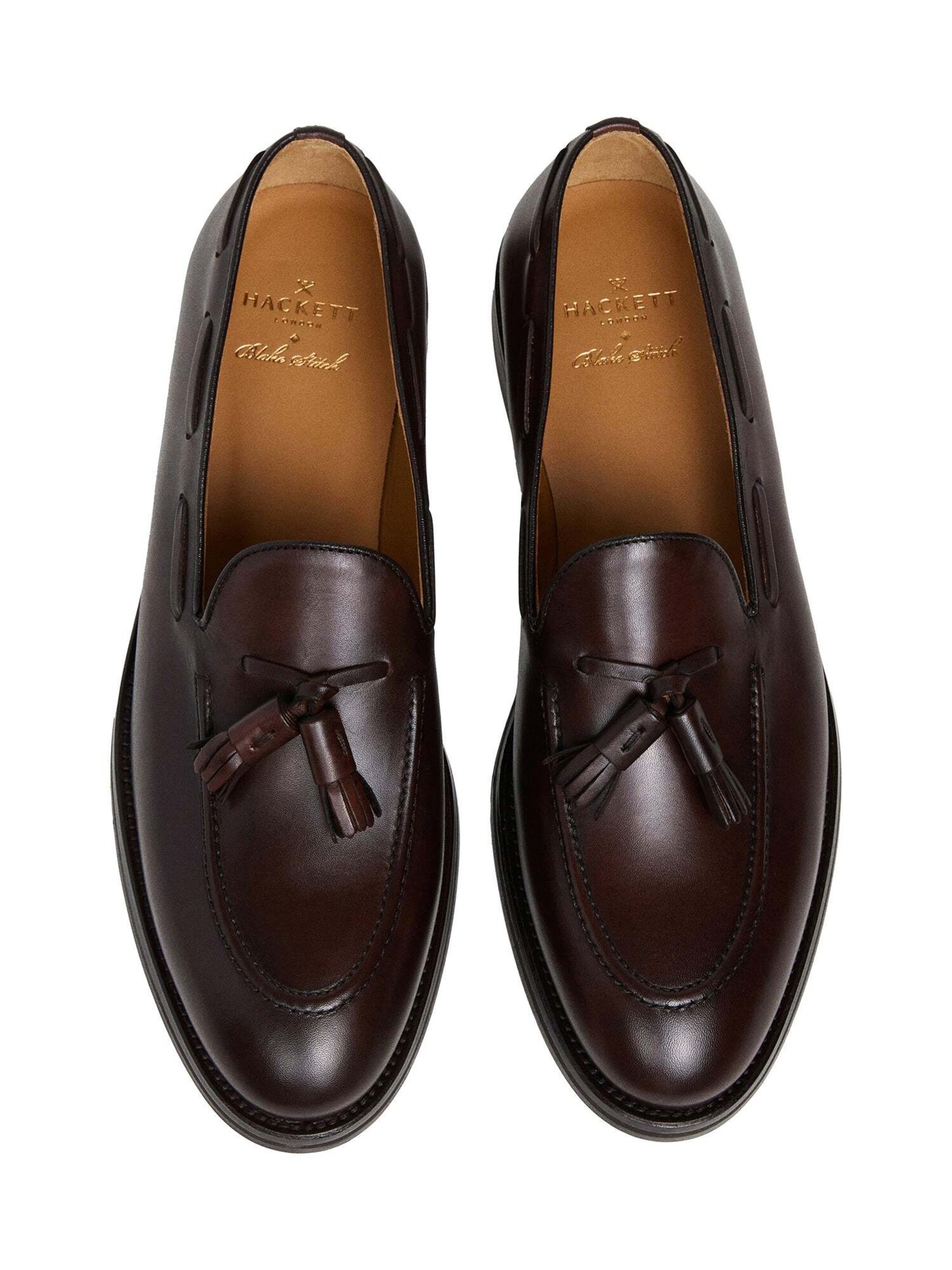 Hackett London Slip-ons 'Mayfair Crust' in Brown