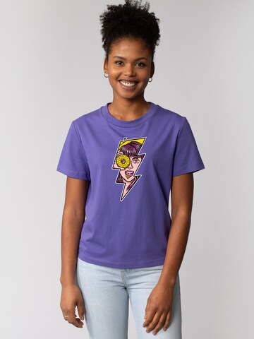 Watapparel T-Shirt 'Donut' in Lila: Vorderseite