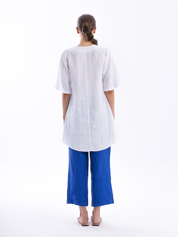 Haris Cotton Blouse in Wit