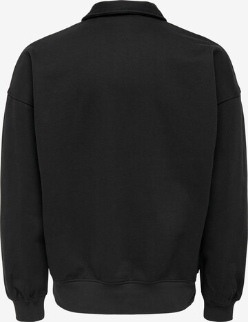 Sweat-shirt 'LOGAN' Only & Sons en noir