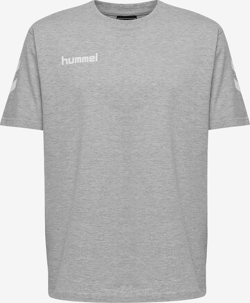 Hummel Shirt in Grijs: voorkant