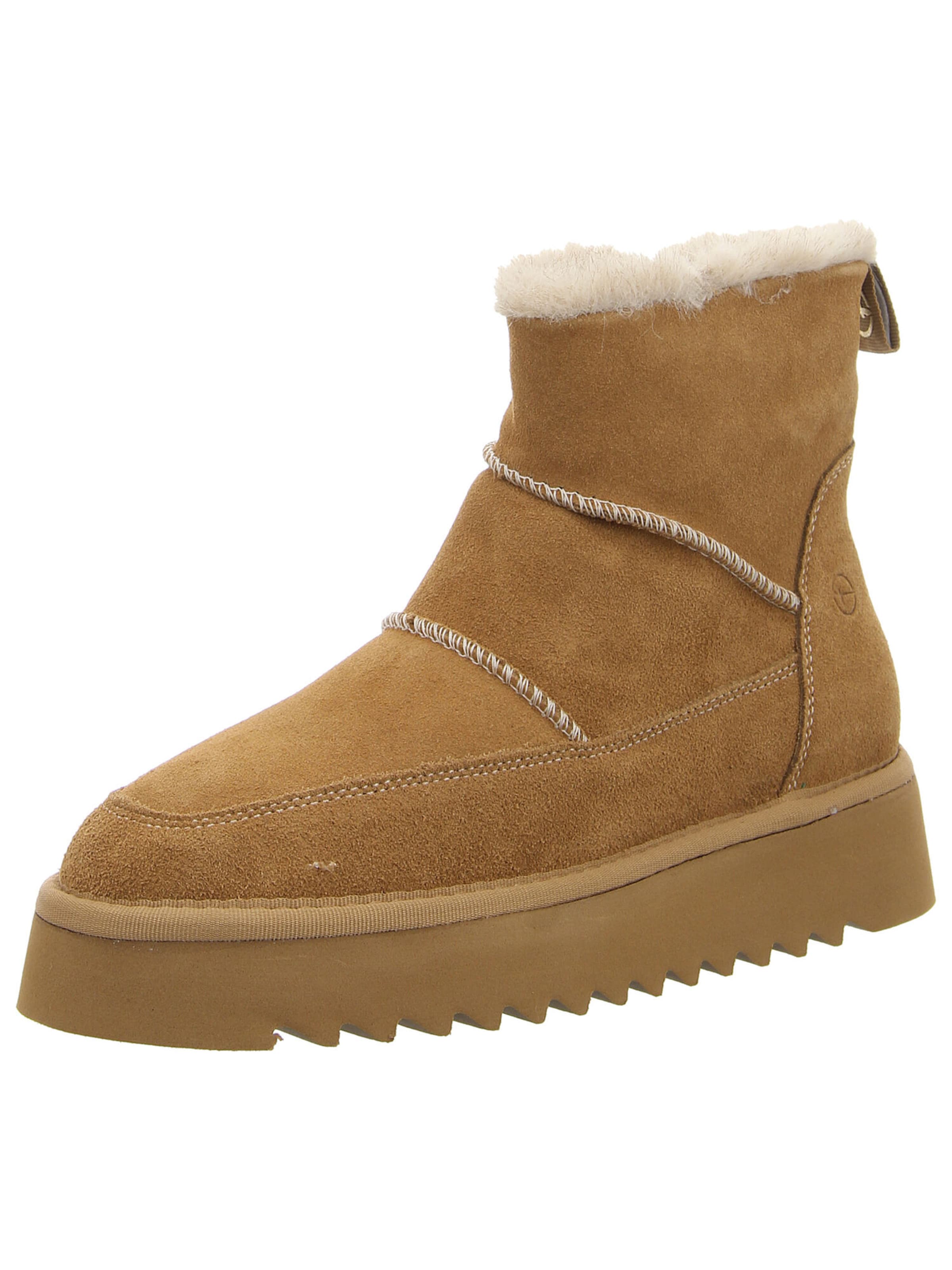 Tamaris Ankle Boots in Brown: front