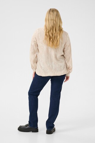 KAFFE CURVE - Blusa 'KCDiana' em cinzento
