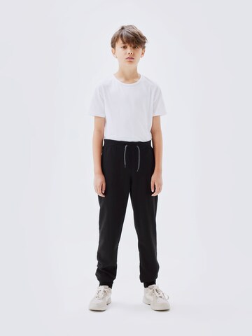 NAME IT Tapered Pants in Black
