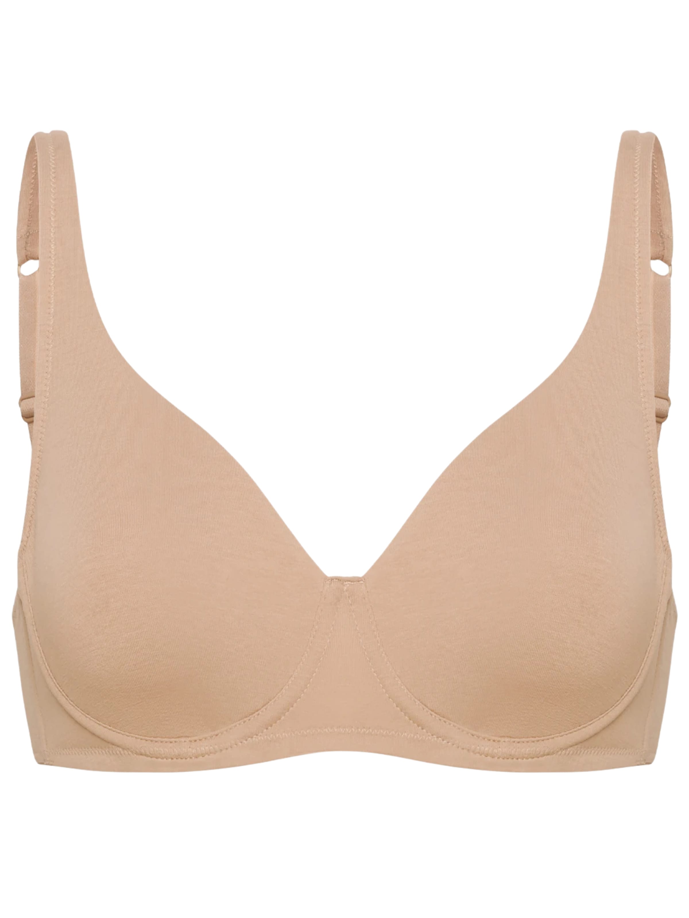 cfab by creamy fabrics Minimiser Bra in Beige